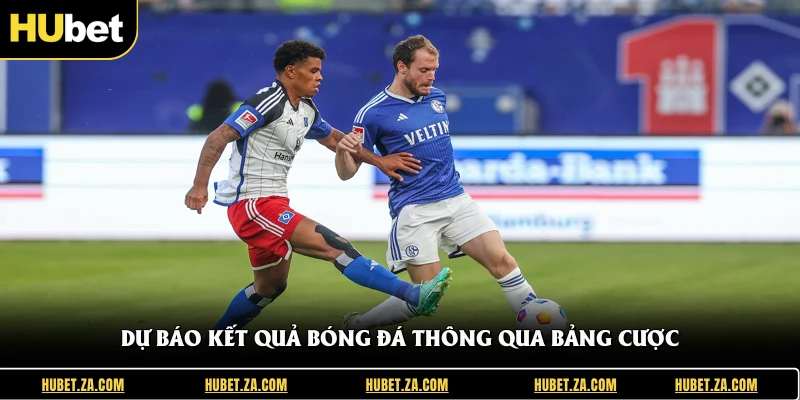 Dự báo kết quả bóng đá thông qua bảng cược